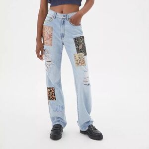 BDG Cowgirl patchwork jeans